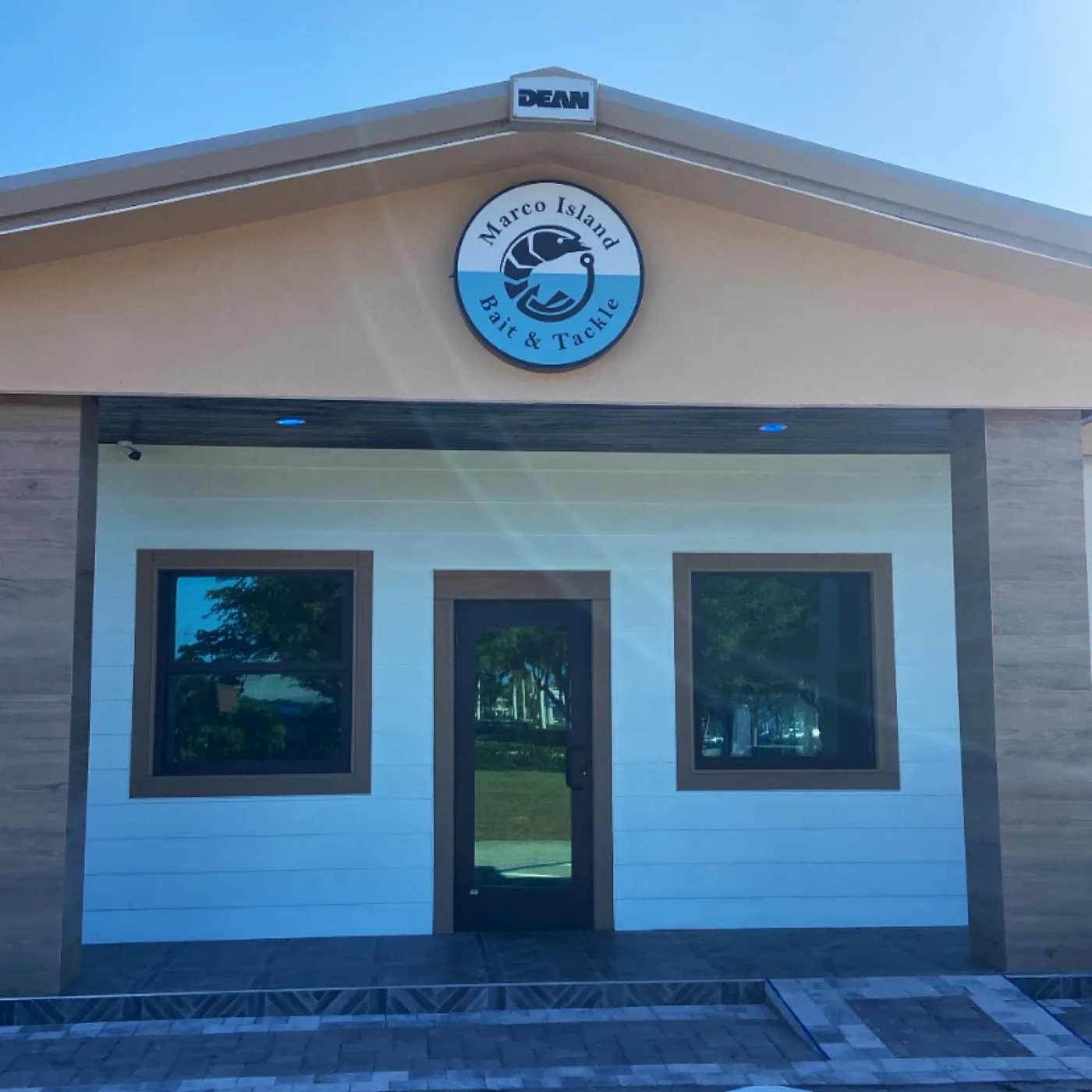 Front door of Marco Island Bait & Tackle